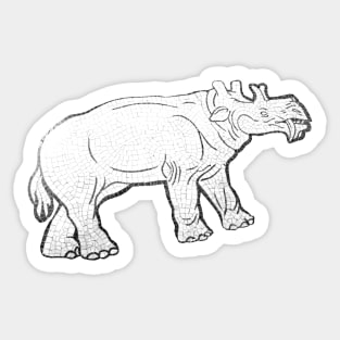 Uintatherium Sticker